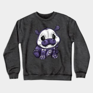 Baby Hippo Skeleton Crewneck Sweatshirt